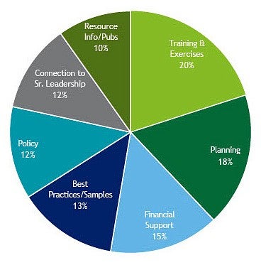 IT Recovery Plan Needs Pie Chart 