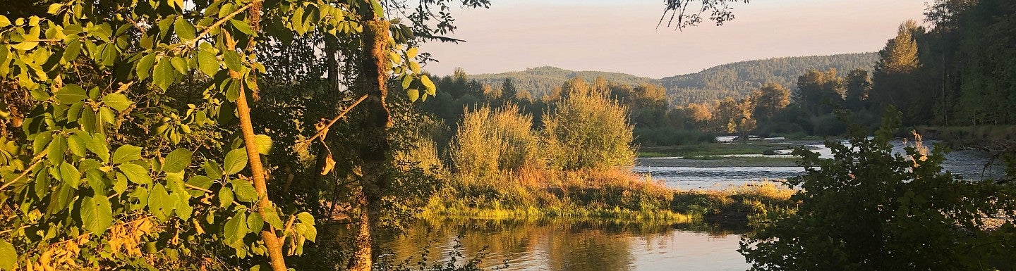 mckenize river at dusk